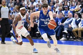 FIBA World Cup basketball qualifying match Finland vs France