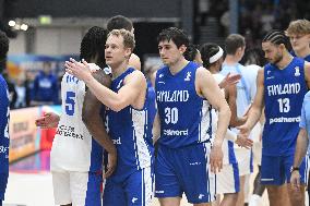 FIBA World Cup basketball qualifying match Finland vs France