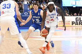 FIBA World Cup basketball qualifying match Finland vs France