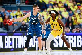 BASKETBALL WORLD CUP QUALIFYER SWEDEN-SLOVENIA