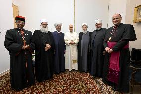 Pope Leo XIV Meets Muslim and Druze Religious Leaders - Lebanon