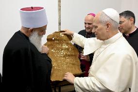 Pope Leo XIV Meets Muslim and Druze Religious Leaders - Lebanon