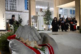 Pope Leo XIV Meets With Young People in Bkerke - Lebanon