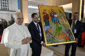 Pope Leo XIV Meets With Young People in Bkerke - Lebanon