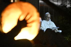 Pope Leo XIV Meets With Young People in Bkerke - Lebanon