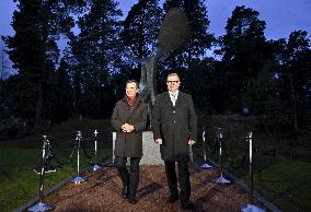 Swedish Prime Minister Kristersson in Finland