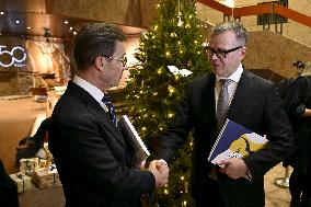 Finnish and Swedish Prime Ministers visit Hanasaari Cultural Center