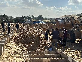 Unidentified War Victims Buried In Gaza