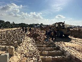Unidentified War Victims Buried In Gaza