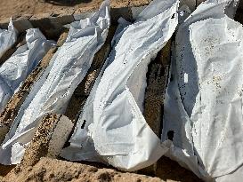 Unidentified War Victims Buried In Gaza