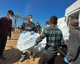 Unidentified War Victims Buried In Gaza