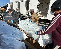 Unidentified War Victims Buried In Gaza