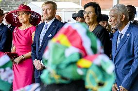Dutch Royals Visit Suriname - Day 1