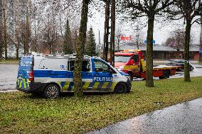 Traffic accident involving police