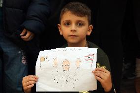 Cheering Crowds For Pope Leo XIV - Beirut