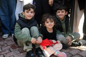 Cheering Crowds For Pope Leo XIV - Beirut
