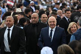 Pope Leo XIV Leads A Holy Mass at Beirut's Waterfront - Lebanon