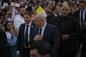 Pope Leo XIV Leads A Holy Mass at Beirut's Waterfront - Lebanon