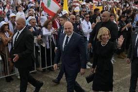 Pope Leo XIV Leads A Holy Mass at Beirut's Waterfront - Lebanon