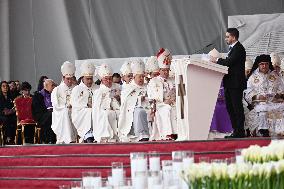Pope Leo XIV Leads A Holy Mass at Beirut's Waterfront - Lebanon