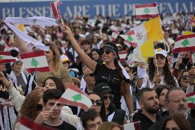 Pope Leo XIV Leads A Holy Mass at Beirut's Waterfront - Lebanon