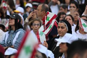 Pope Leo XIV Leads A Holy Mass at Beirut's Waterfront - Lebanon