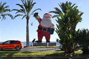 Illustration - South of France During Christmas Season