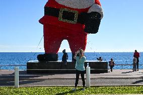 Illustration - South of France During Christmas Season