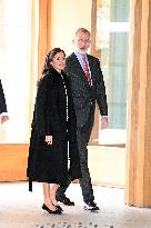 Royal Couple at Queen Victoria Eugenia Exhibition - Madrid