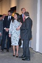 Royal Couple at Queen Victoria Eugenia Exhibition - Madrid