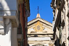 Illustration - South of France During Christmas Season