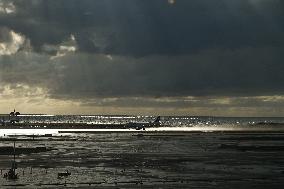 Illustration - South of France During Christmas Season