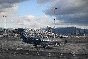 Illustration - South of France During Christmas Season