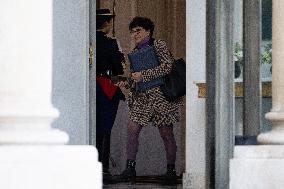 Weekly cabinet meeting at the Elysee Palace - Paris