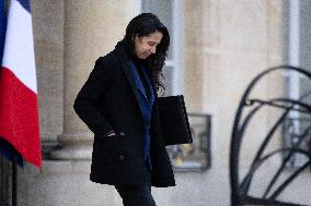 Weekly cabinet meeting at the Elysee Palace - Paris