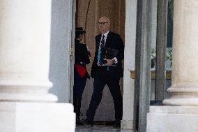 Weekly cabinet meeting at the Elysee Palace - Paris