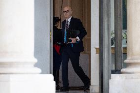 Weekly cabinet meeting at the Elysee Palace - Paris