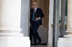 Weekly cabinet meeting at the Elysee Palace - Paris