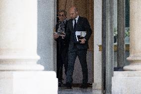 Weekly cabinet meeting at the Elysee Palace - Paris