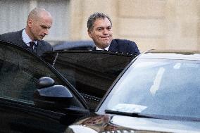 Weekly cabinet meeting at the Elysee Palace - Paris