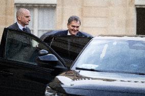 Weekly cabinet meeting at the Elysee Palace - Paris