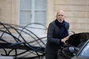 Weekly cabinet meeting at the Elysee Palace - Paris