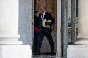 Weekly cabinet meeting at the Elysee Palace - Paris