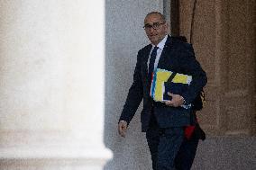 Weekly cabinet meeting at the Elysee Palace - Paris