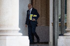 Weekly cabinet meeting at the Elysee Palace - Paris