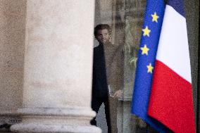 Weekly cabinet meeting at the Elysee Palace - Paris