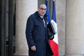 Weekly cabinet meeting at the Elysee Palace - Paris