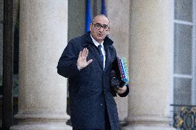 Weekly cabinet meeting at the Elysee Palace - Paris
