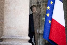 Weekly cabinet meeting at the Elysee Palace - Paris