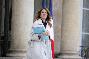 Weekly cabinet meeting at the Elysee Palace - Paris